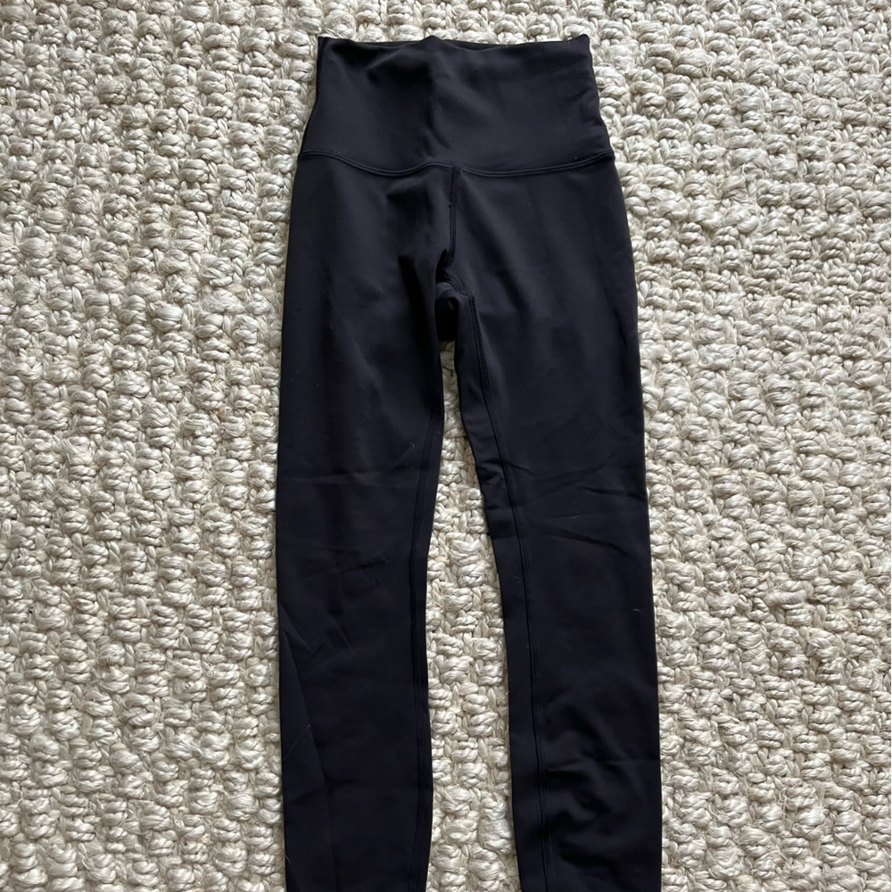 Lululemon 25” Wunder Train Leggings (Black)